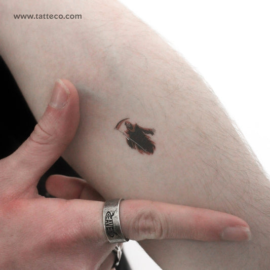 Grim Reaper Temporary Tattoo - Set of 3