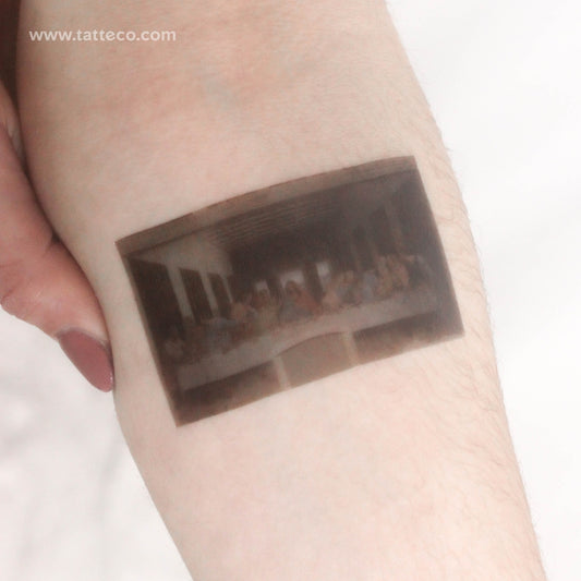 Tatuaje temporal de La Última Cena - Juego de 3