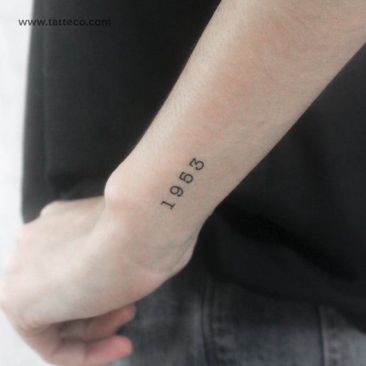 1953 Temporary Tattoo - Set of 3
