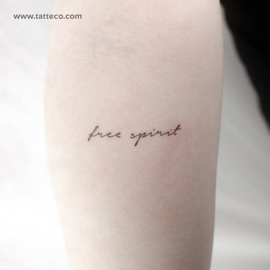 Tatuaje temporal "Free Spirit" - Juego de 3