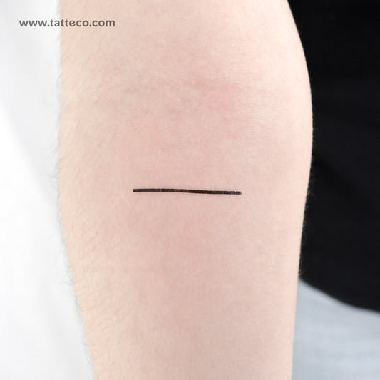Tatuaje temporal de línea de anillo - Juego de 3