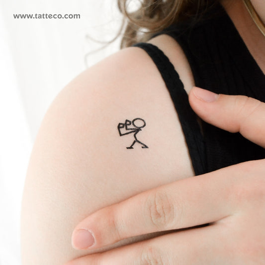 Little Boxer Temporary Tattoo - Set of 3