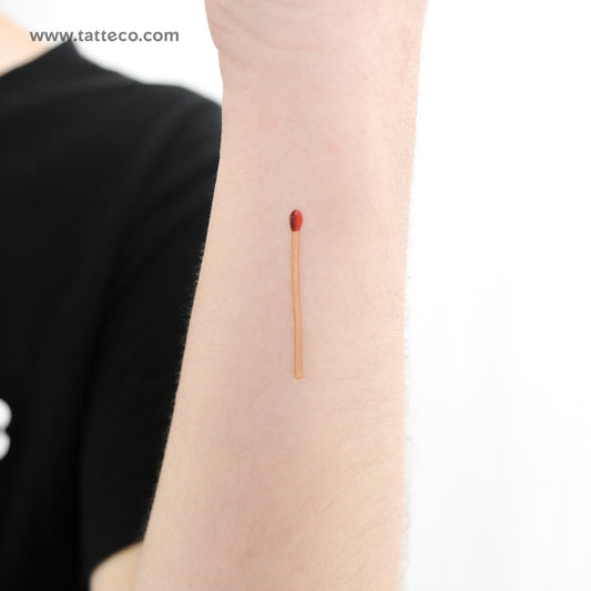 Matchstick Temporary Tattoo - Set of 3