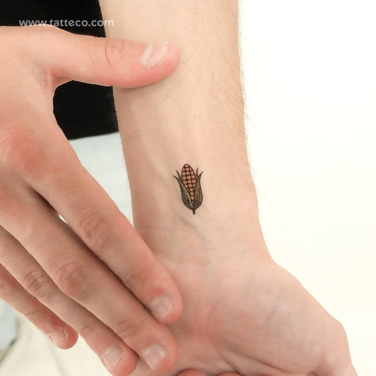 Tatuaje temporal de maíz - Juego de 3