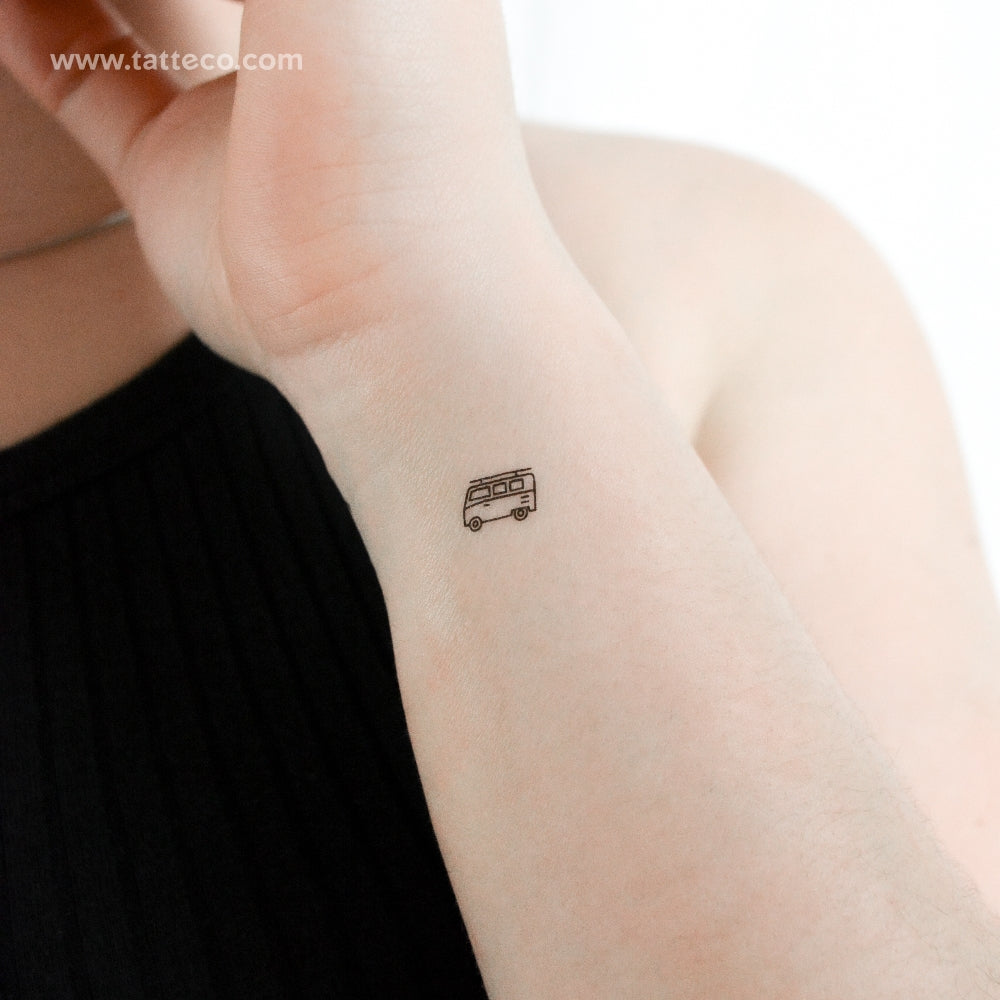 Camper Temporary Tattoo