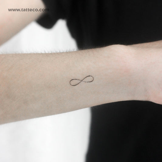 Little Infinity Symbol Temporary Tattoo - Set of 3