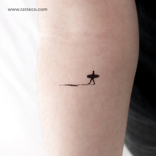 Surfer Temporary Tattoo - Set of 3