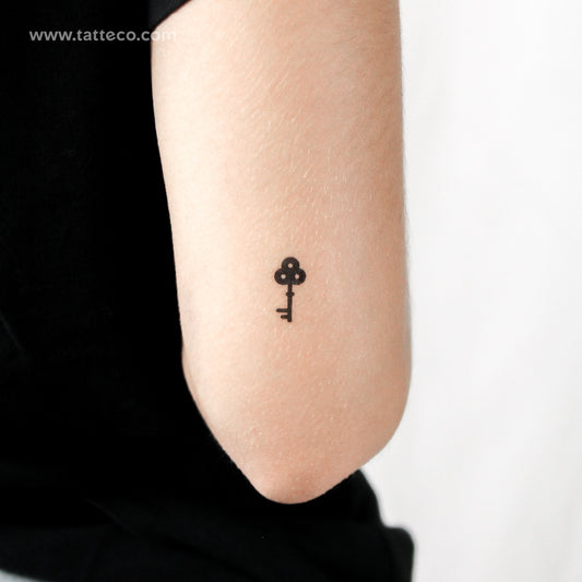 Vintage Key Temporary Tattoo - Set of 3
