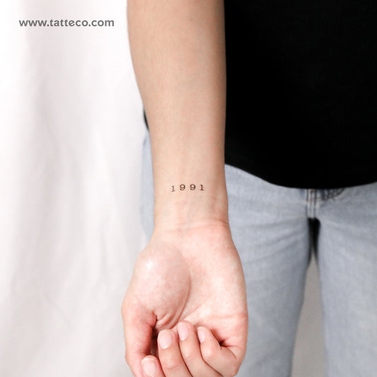 Tatuaje temporal de 1991 - Juego de 3