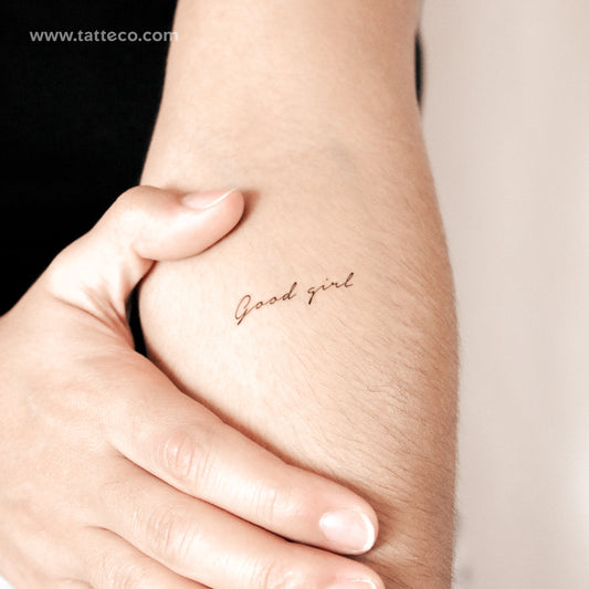 Tatuaje semipermanente de Good Girl - Juego de 2