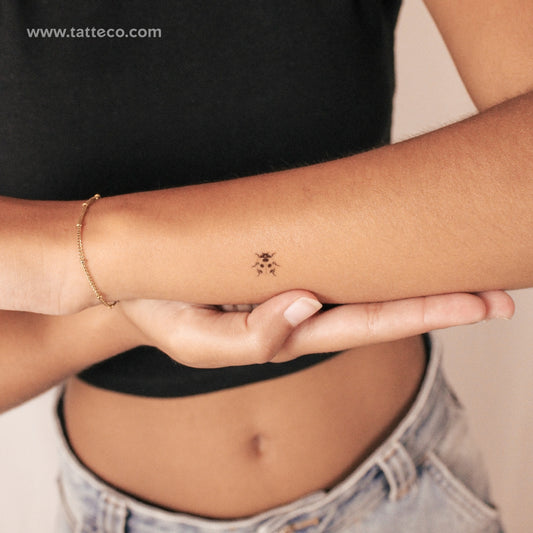 Tatuaje semipermanente de mariquita - Juego de 2