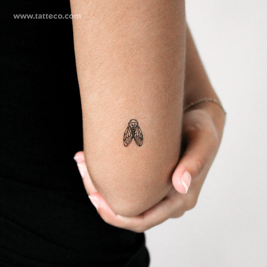 Cicada Temporary Tattoo - Set of 3