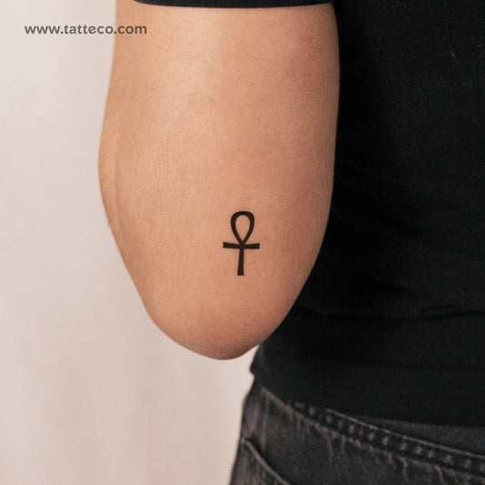 Tatuaje semipermanente de Ankh - Juego de 2