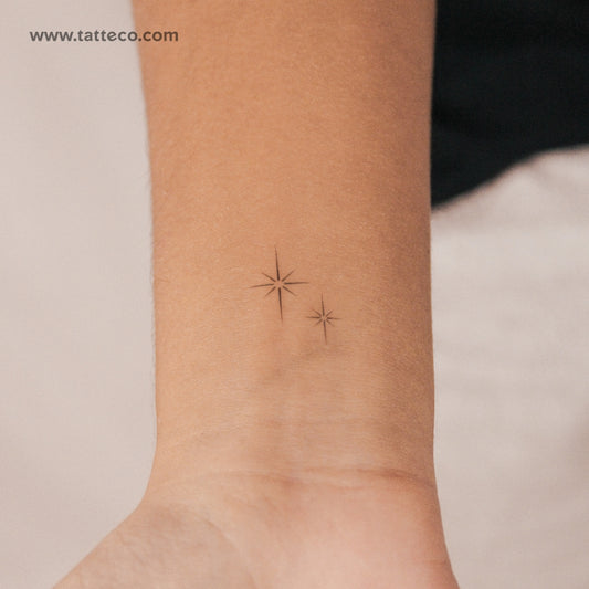 Shining North Stars Semi-Permanent Tattoo - Set of 2