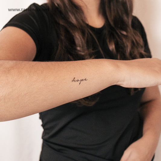 'Hope' Semi-Permanent Tattoo - Set of 2