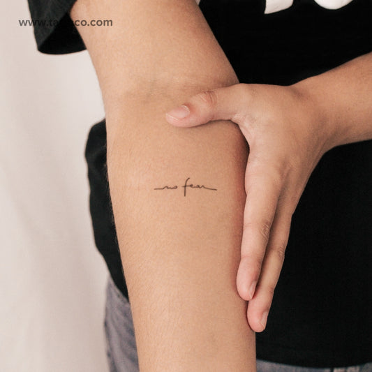 Tatuaje semipermanente No Fear - Juego de 2