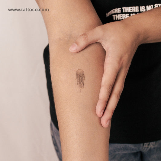Small Jellyfish Semi-Permanent Tattoo - Set of 2