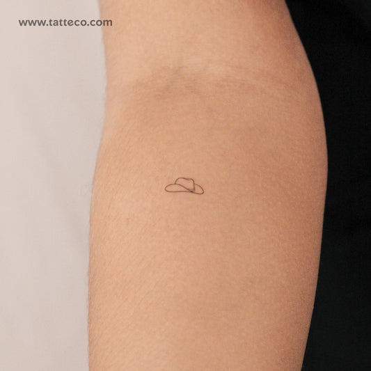 Cowboy Hat Semi-Permanent Tattoo - Set of 2