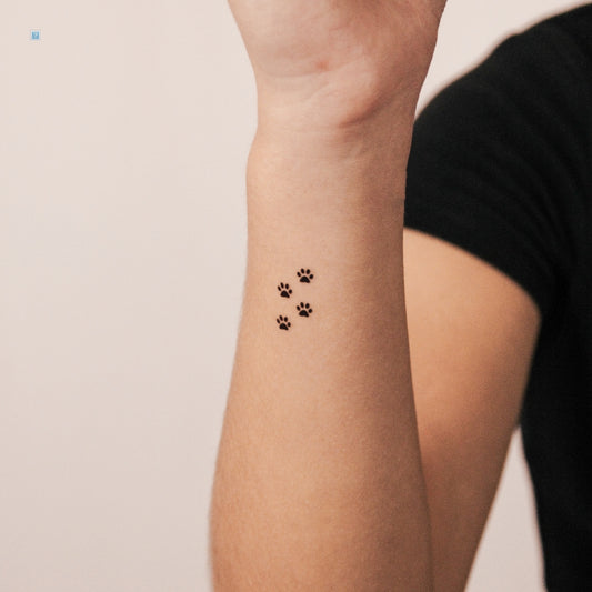 Tiny Paws Semi-Permanent Tattoo - Set of 2