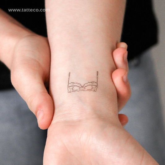 Bra Temporary Tattoo By M3.Ink - Set of 3