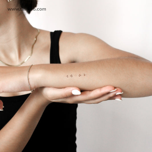 Ornament By M3.Ink Temporary Tattoo - Set of 3