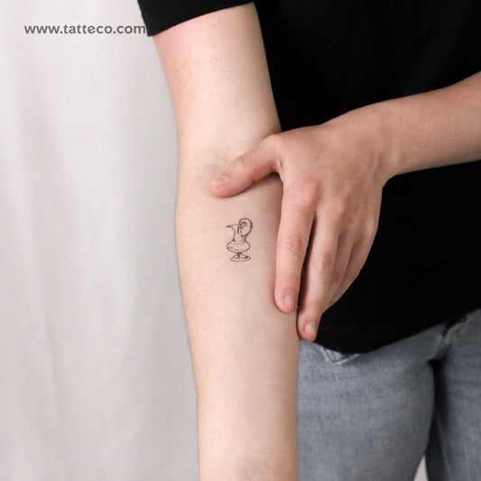 Water Jug Temporary Tattoo by M3.Ink - Set of 3