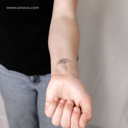 Hand Fan Temporary Tattoo By M3.Ink - Set of 3