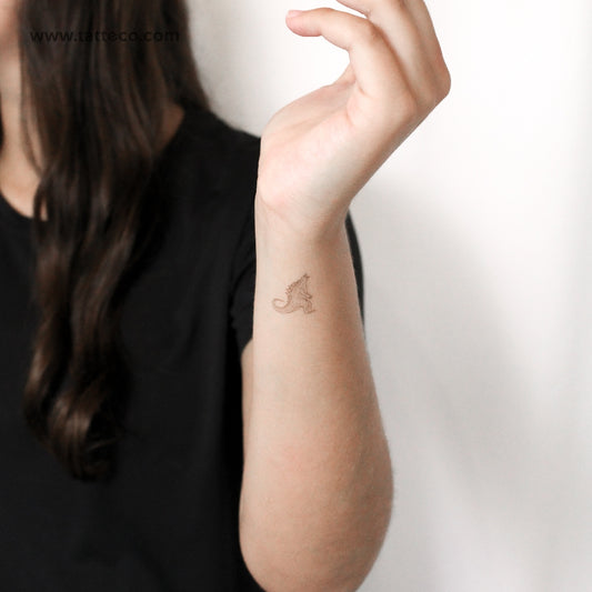 Little Godzilla Temporary Tattoo - Set of 3