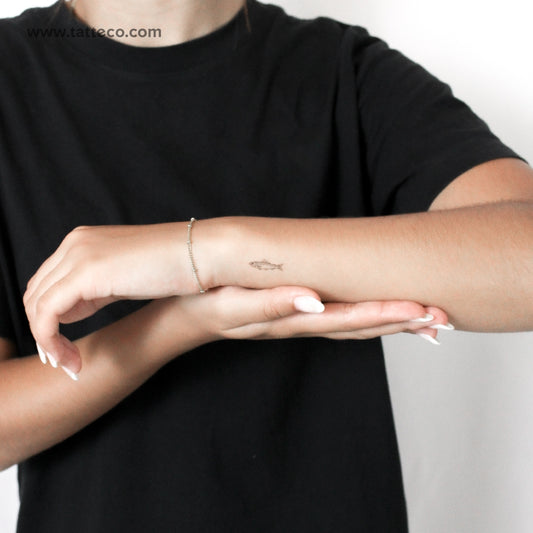 Little Sardine Temporary Tattoo - Set of 3