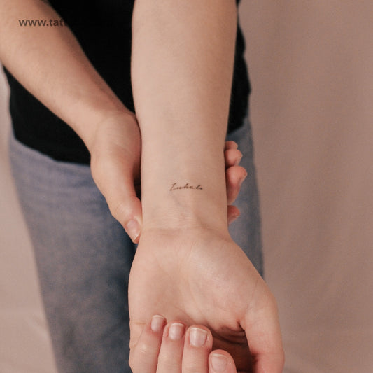 Inhale Semi-Permanent Tattoo - Set of 2