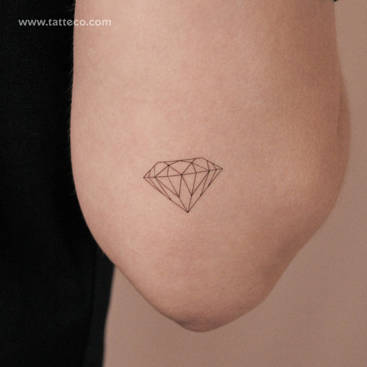 Tatuaje semipermanente de diamante - Juego de 2