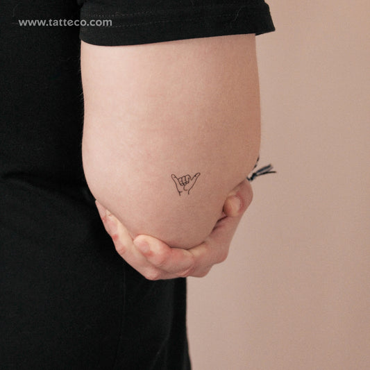 Tatuaje semipermanente Shaka Sign - Juego de 2