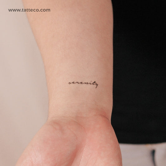 Serenity Semi-Permanent Tattoo - Set of 2