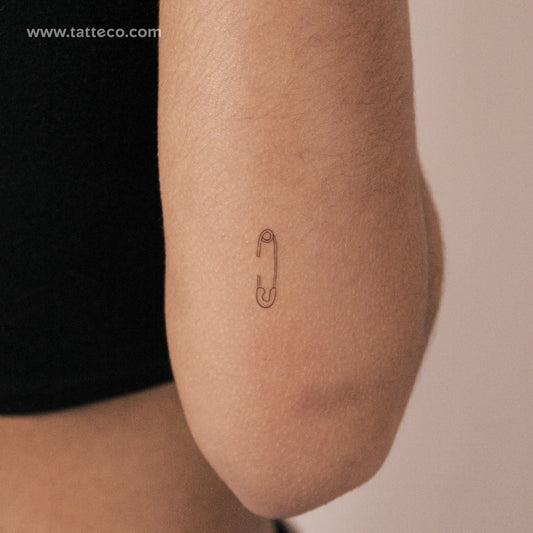 Safety Pin Semi-Permanent Tattoo - Set of 2