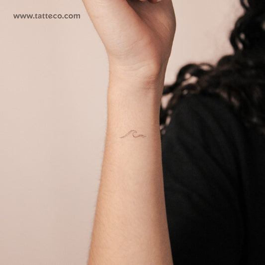Tatuaje semipermanente "Small Wave" de 1991.ink (juego de 2)