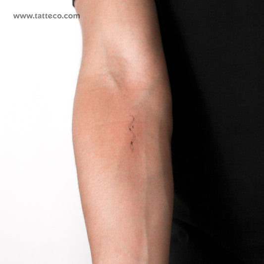 Snake By Stefano Mazza Temporary Tattoo - Set of 3