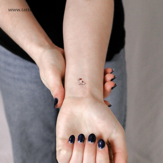 Little Jack Russell Temporary Tattoo - Set of 3