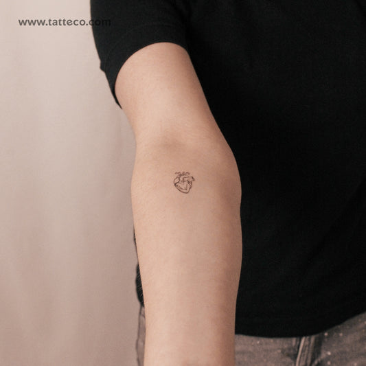 Self-Love Heart Semi-Permanent Tattoo - Set of 2