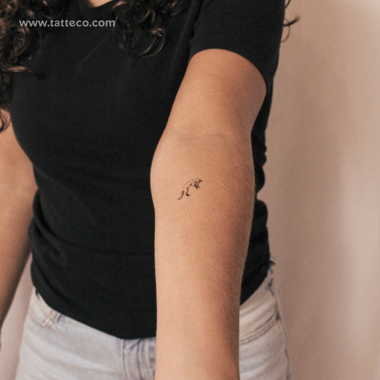 Diving Fox Semi-Permanent Tattoo - Set of 2