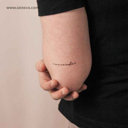 Surrender Semi-Permanent Tattoo - Set of 2