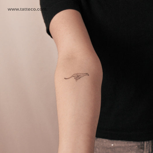 Cheetah Semi-Permanent Tattoo - Set of 2