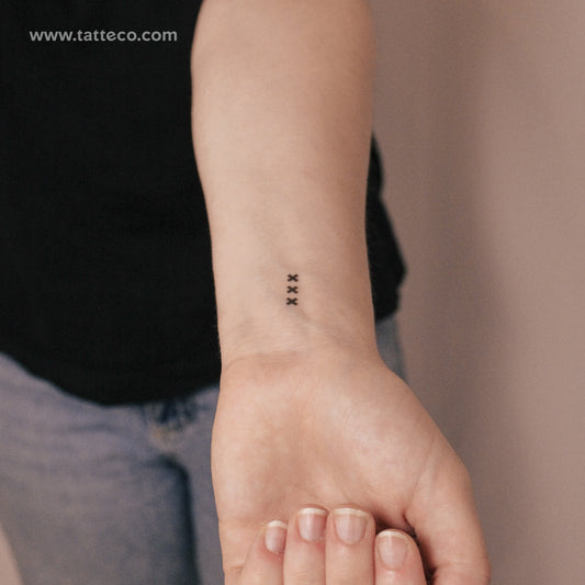 Amsterdam XXX Semi-Permanent Tattoo - Set of 2