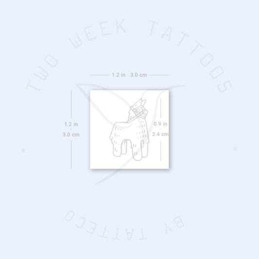 Piñata Semi-Permanent Tattoo - Set of 2
