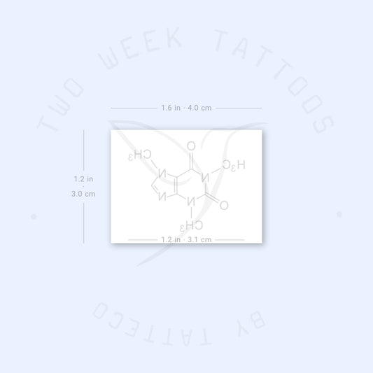 Caffeine Semi-Permanent Tattoo - Set of 2