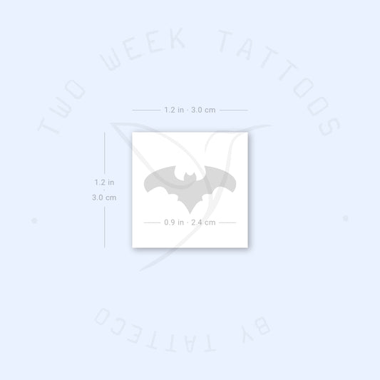 Tatuaje semipermanente de murciélago - Juego de 2