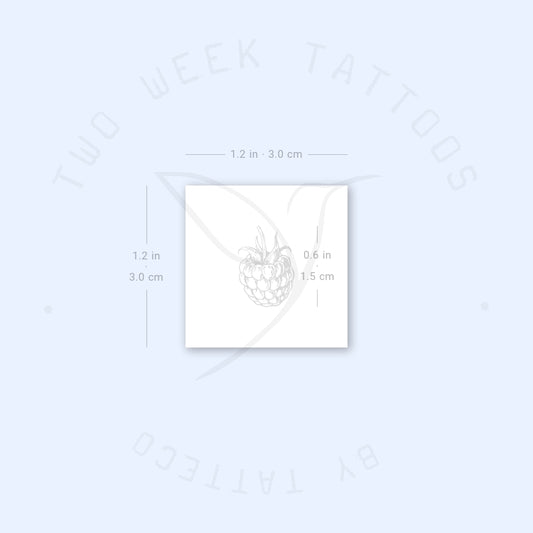 Rasperry Semi-Permanent Tattoo - Set of 2