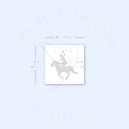 Tatuaje semipermanente de vaquero - Juego de 2