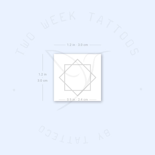 Tatuaje semipermanente de la Estrella de Lakshmi - Juego de 2