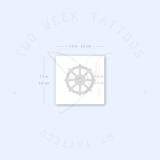 Tatuaje semipermanente Dharmachakra - Juego de 2