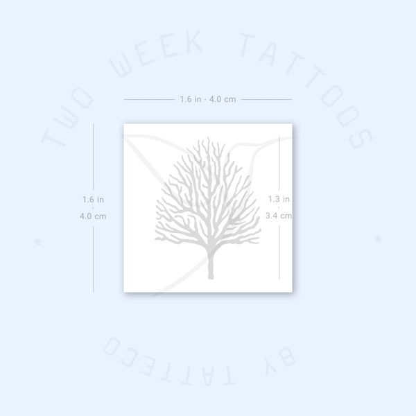 Leafless Tree Semi-Permanent Tattoo - Set of 2